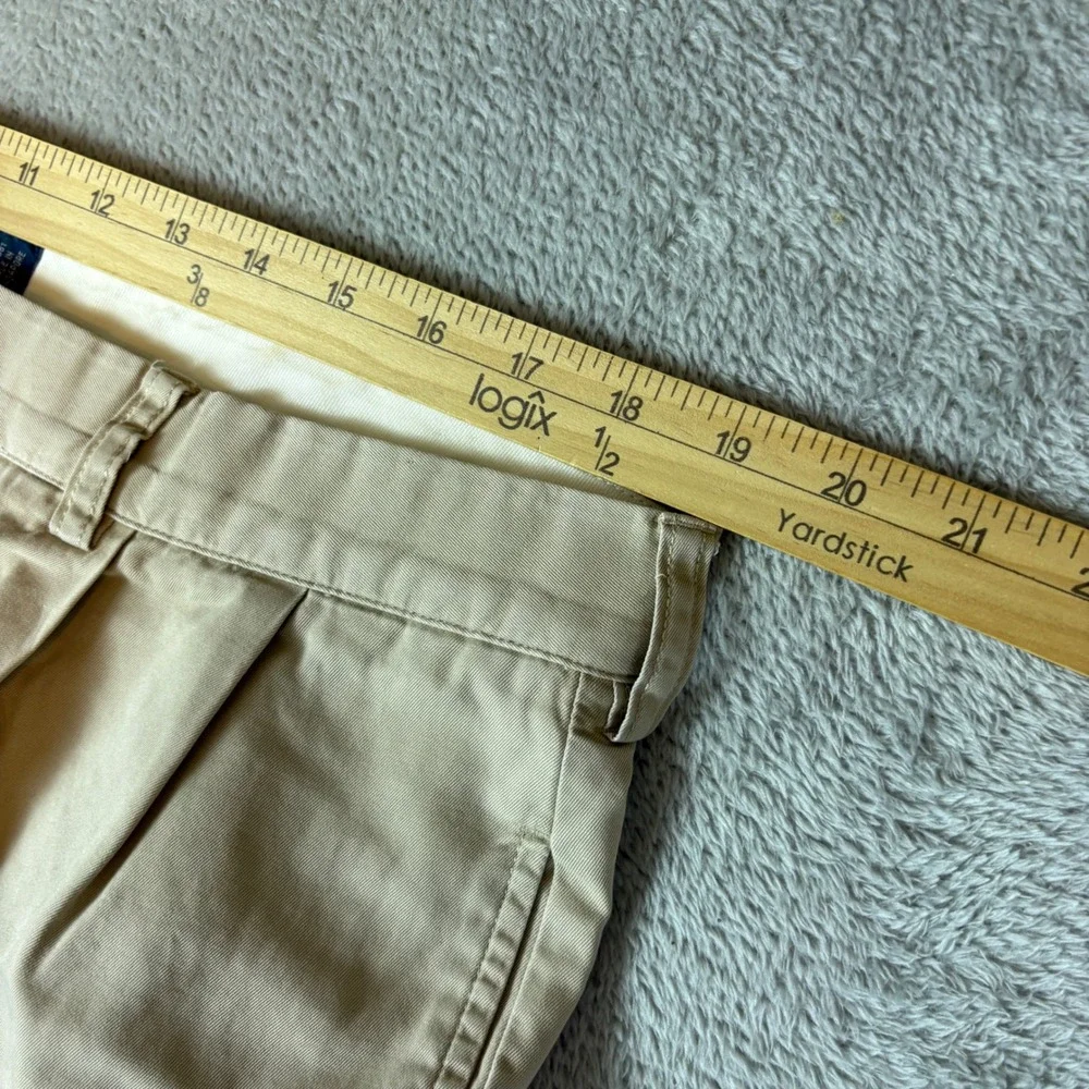 Polo Ralph Lauren Pants Men 38x32 (Fits 38x31) Hammond Pant Pleated Khaki Tan